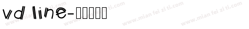vd line字体转换